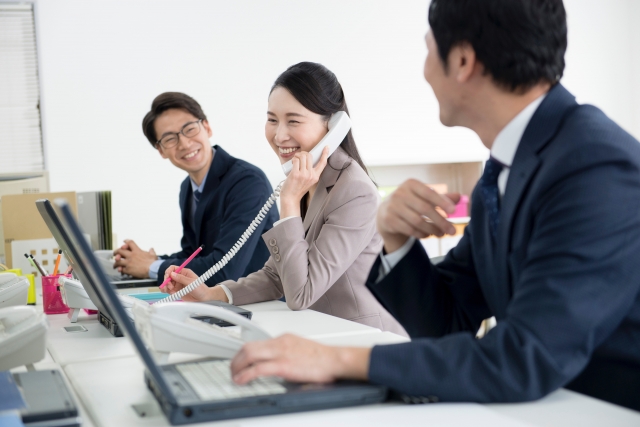 チームワークを大切にする職場
